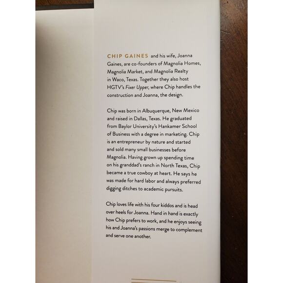 Capital Gaines Smart Things I Learned Doing Stupid Stuff (Hardcover) Chip Gaines - Picture 6 of 8